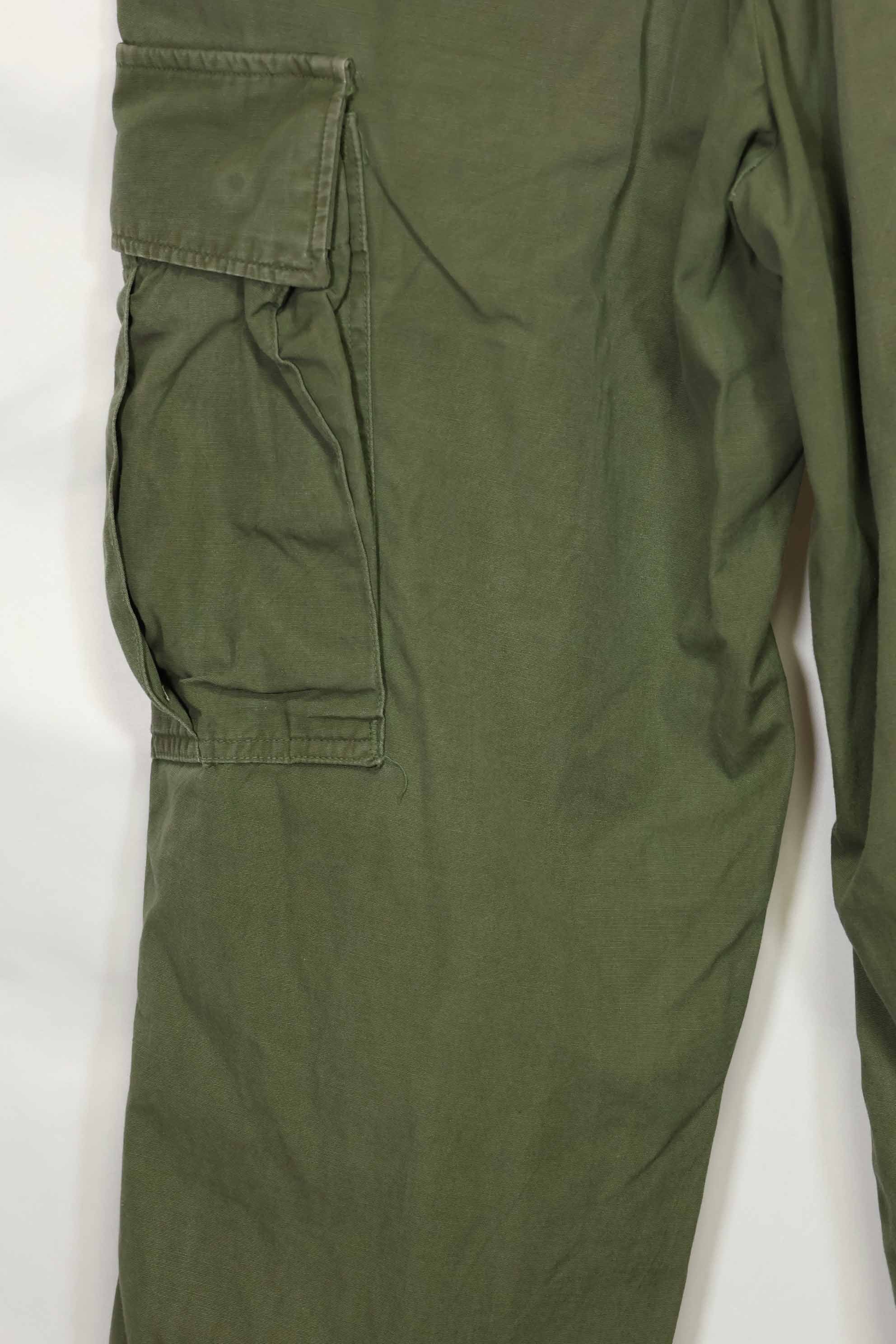 1967年契約 3rd Model ノンリップストップ ジャングルファティーグ パンツ S-R 中古品