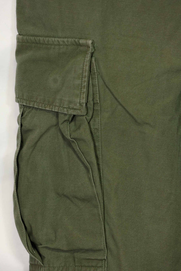 1967年契約 3rd Model ノンリップストップ ジャングルファティーグ パンツ S-R 中古品