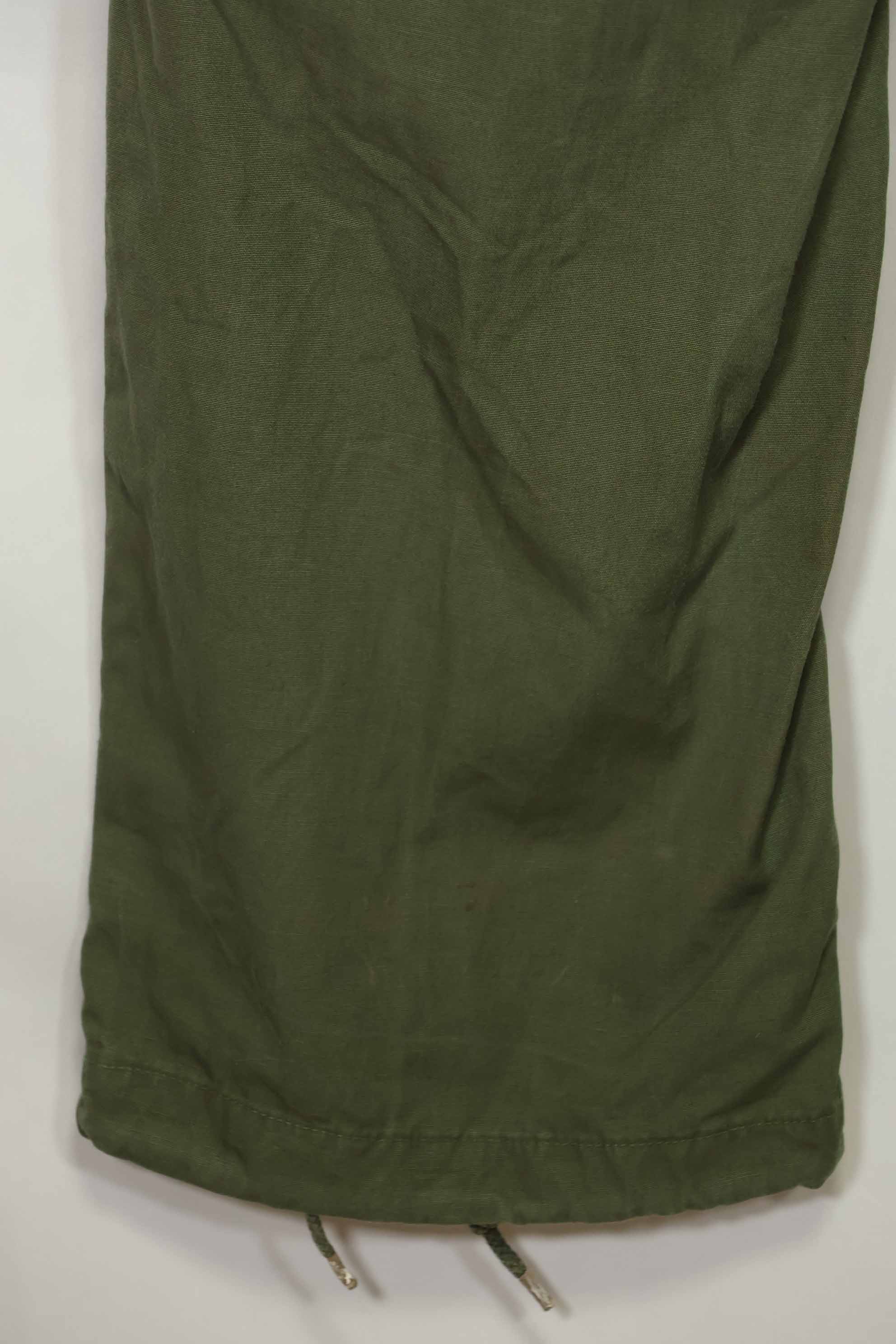 1967年契約 3rd Model ノンリップストップ ジャングルファティーグ パンツ S-R 中古品
