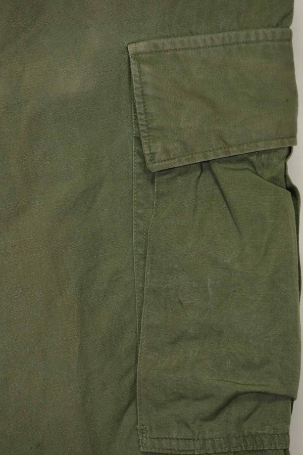1967年契約 3rd Model ノンリップストップ ジャングルファティーグ パンツ S-R 中古品