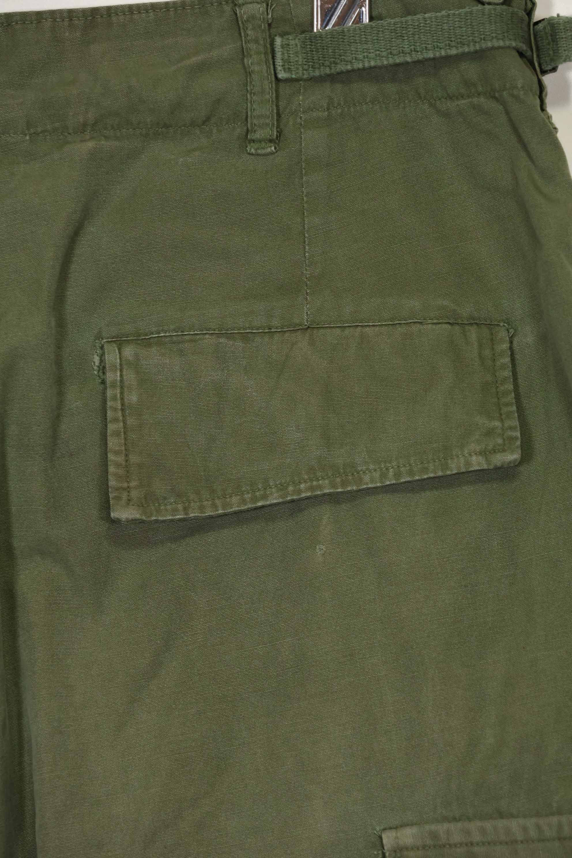 1967年契約 3rd Model ノンリップストップ ジャングルファティーグ パンツ S-R 中古品