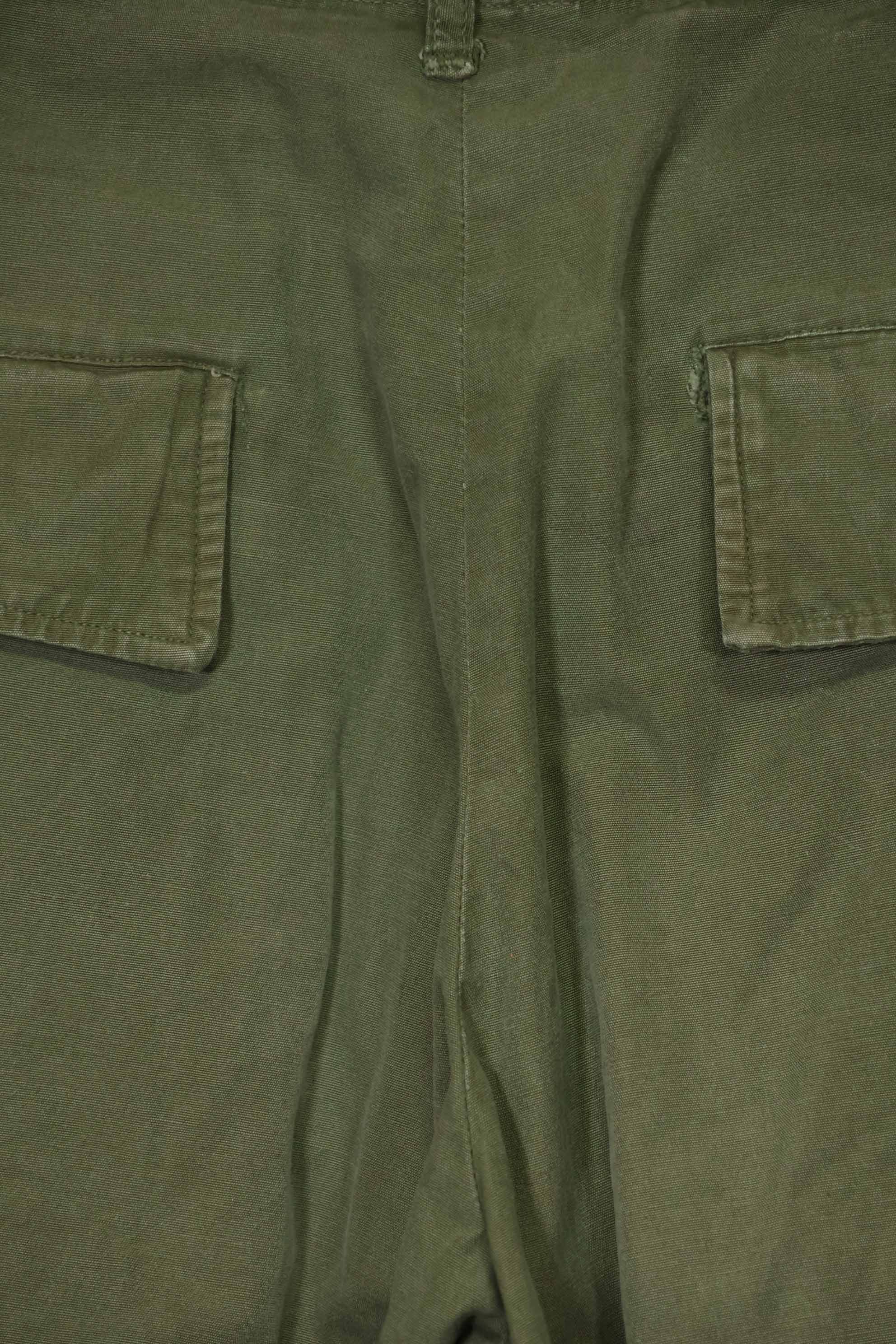 1967年契約 3rd Model ノンリップストップ ジャングルファティーグ パンツ S-R 中古品