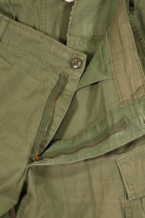 実物 1969年製 4th Model ジャングルファティーグ パンツ M-R 中古品