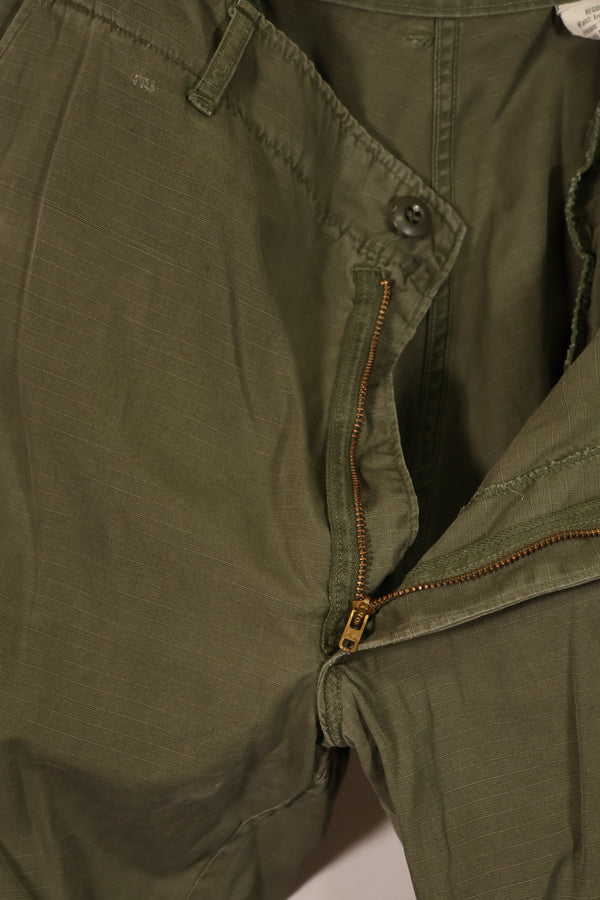 実物 1968年製 4th Model ジャングルファティーグ パンツ M-R 中古品