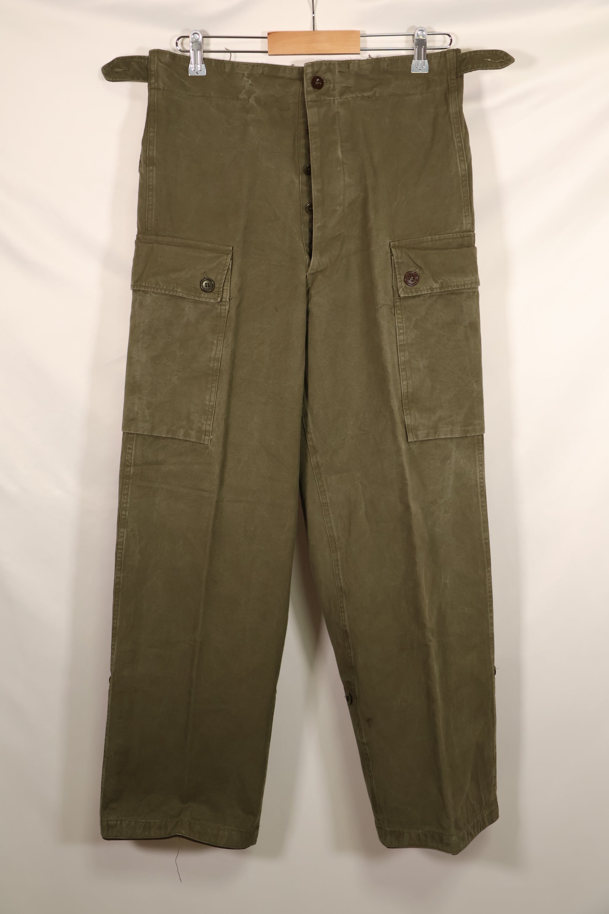 実物 1959年製 オランダ軍 ダブルフェイスフィールドパンツ 状態良い