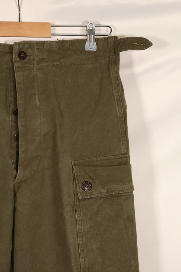 実物 1959年製 オランダ軍 ダブルフェイスフィールドパンツ 状態良い