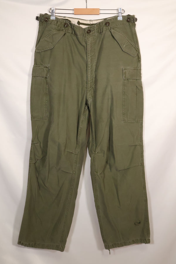 1952年契約 L-L アメリカ軍 M-1951 フィードパンツ 大きめサイズ 中古品
