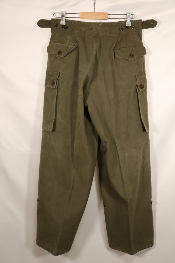 実物 1959年製 オランダ軍 ダブルフェイスフィールドパンツ 状態良い