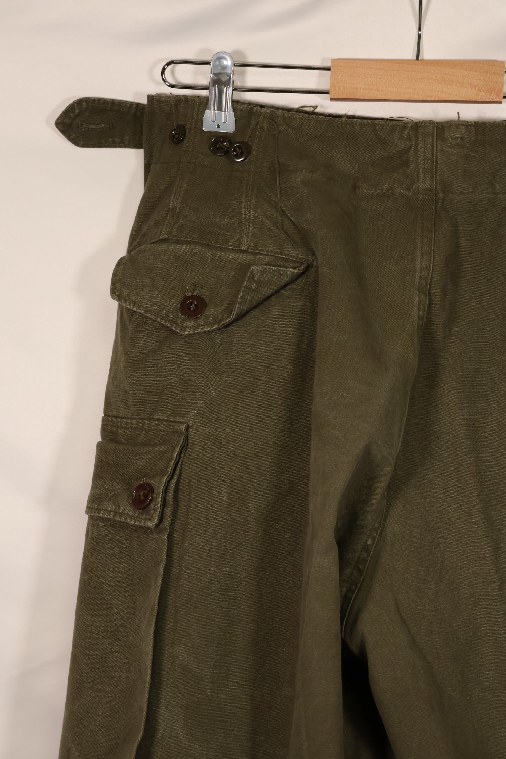 実物 1959年製 オランダ軍 ダブルフェイスフィールドパンツ 状態良い