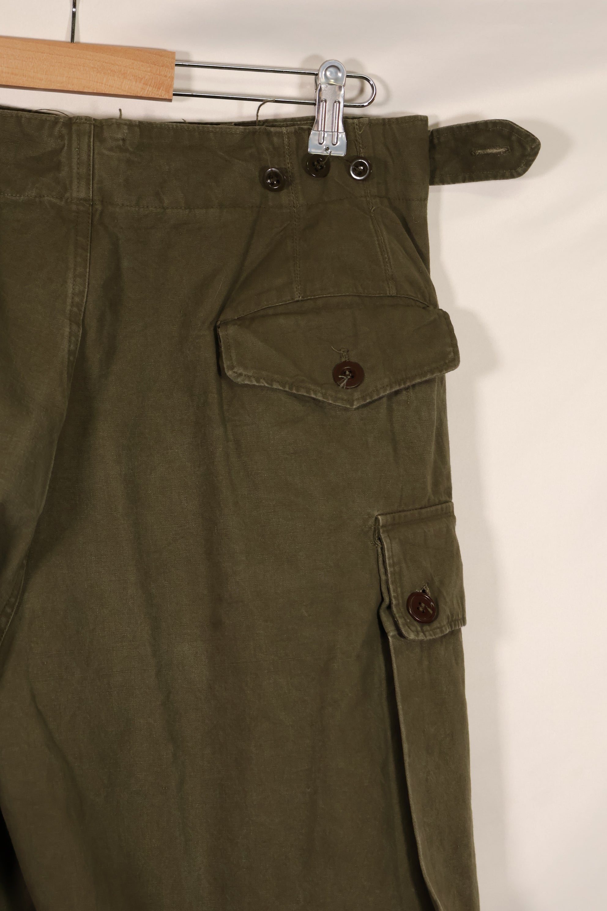 実物 1959年製 オランダ軍 ダブルフェイスフィールドパンツ 状態良い