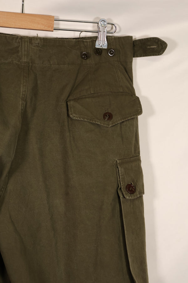 実物 1959年製 オランダ軍 ダブルフェイスフィールドパンツ 状態良い