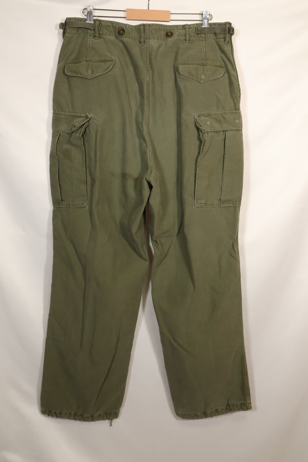 1952年契約 L-L アメリカ軍 M-1951 フィードパンツ 大きめサイズ 中古品