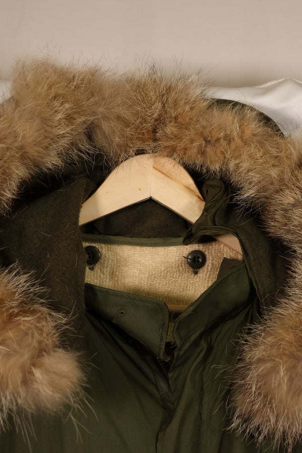 実物 組み合わせ品 M65 フィールドパーカー コヨーテファー パイルライナージャケット 未使用品