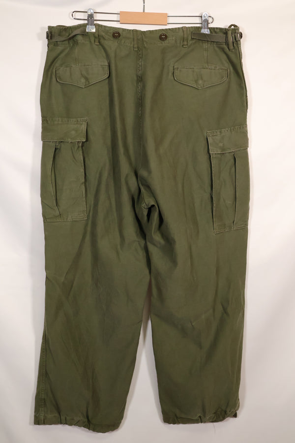 1952年契約 アメリカ軍 M-1951 フィールドパンツ 寒冷地用パンツ 中古品