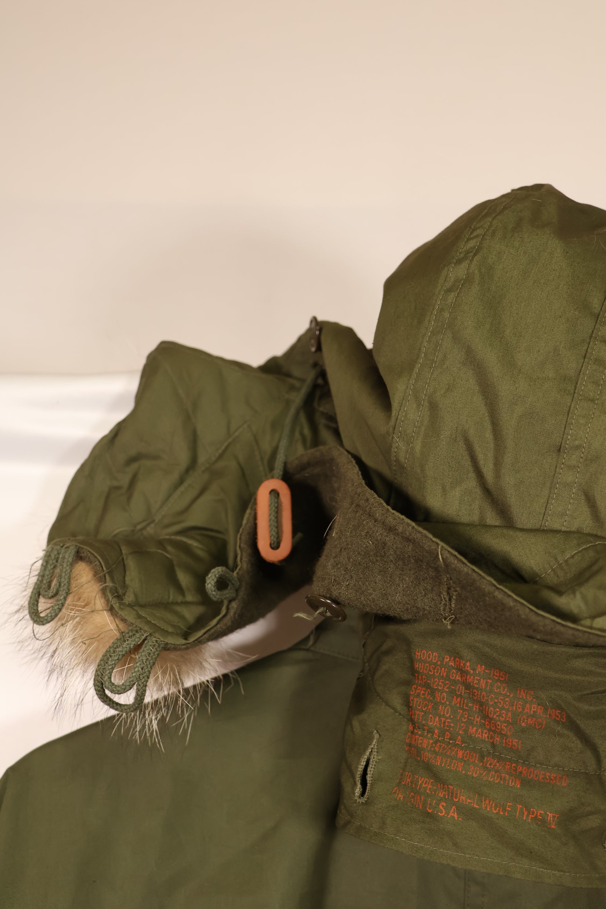 実物 組み合わせ品 M65 フィールドパーカー コヨーテファー パイルライナージャケット 未使用品