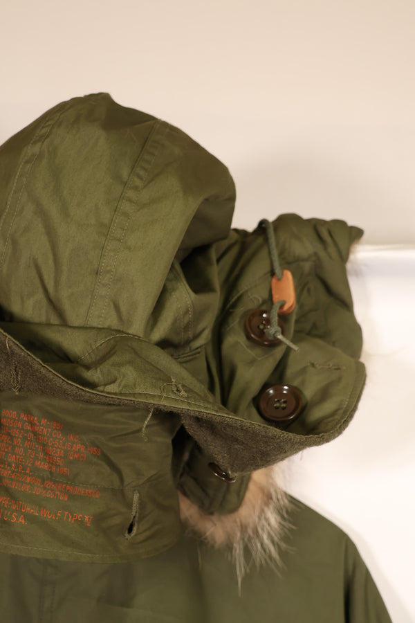 実物 組み合わせ品 M65 フィールドパーカー コヨーテファー パイルライナージャケット 未使用品