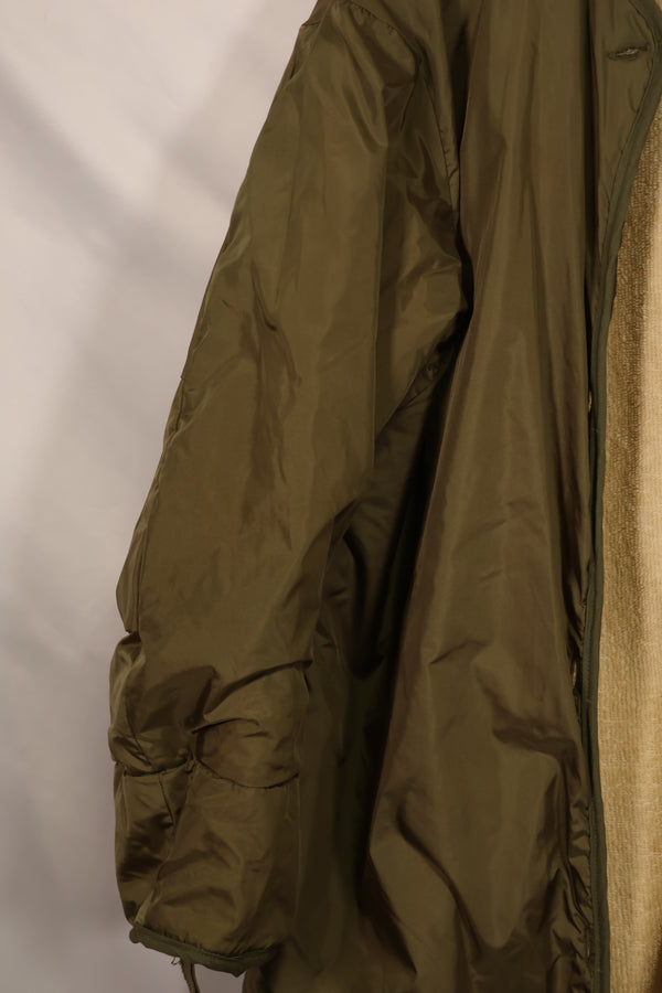 実物 組み合わせ品 M65 フィールドパーカー コヨーテファー パイルライナージャケット 未使用品