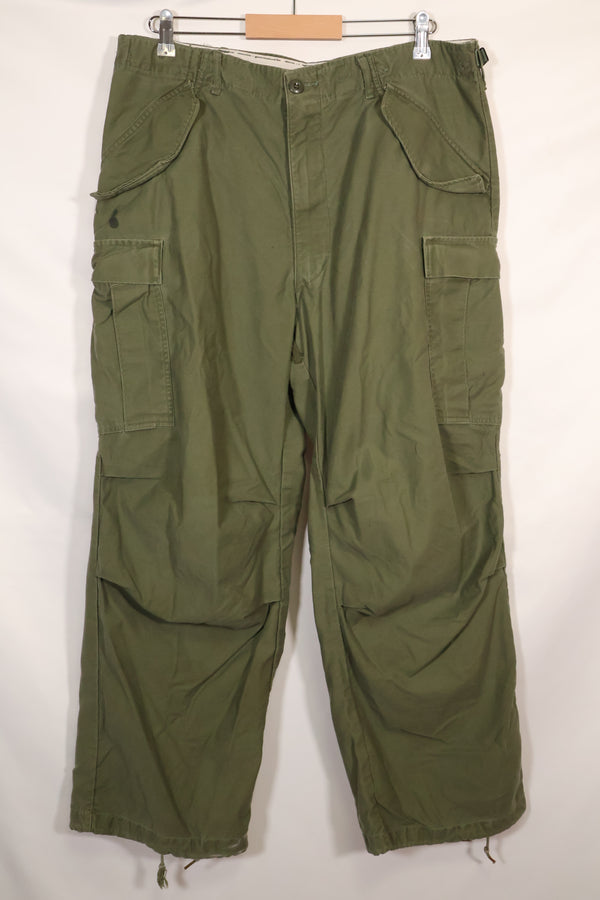 1960年代〜70年代 推定 M-R アメリカ軍 M65 コットン製 フィールドパンツ  中古品