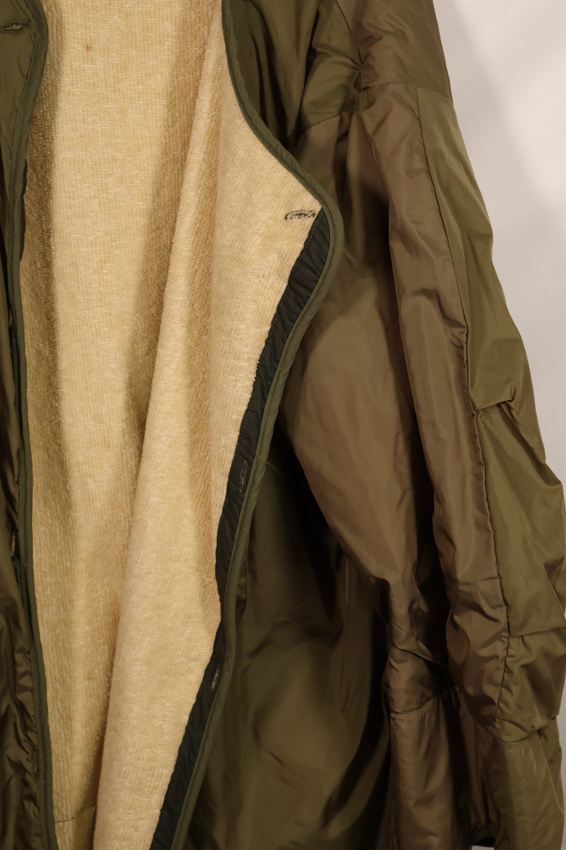 実物 組み合わせ品 M65 フィールドパーカー コヨーテファー パイルライナージャケット 未使用品