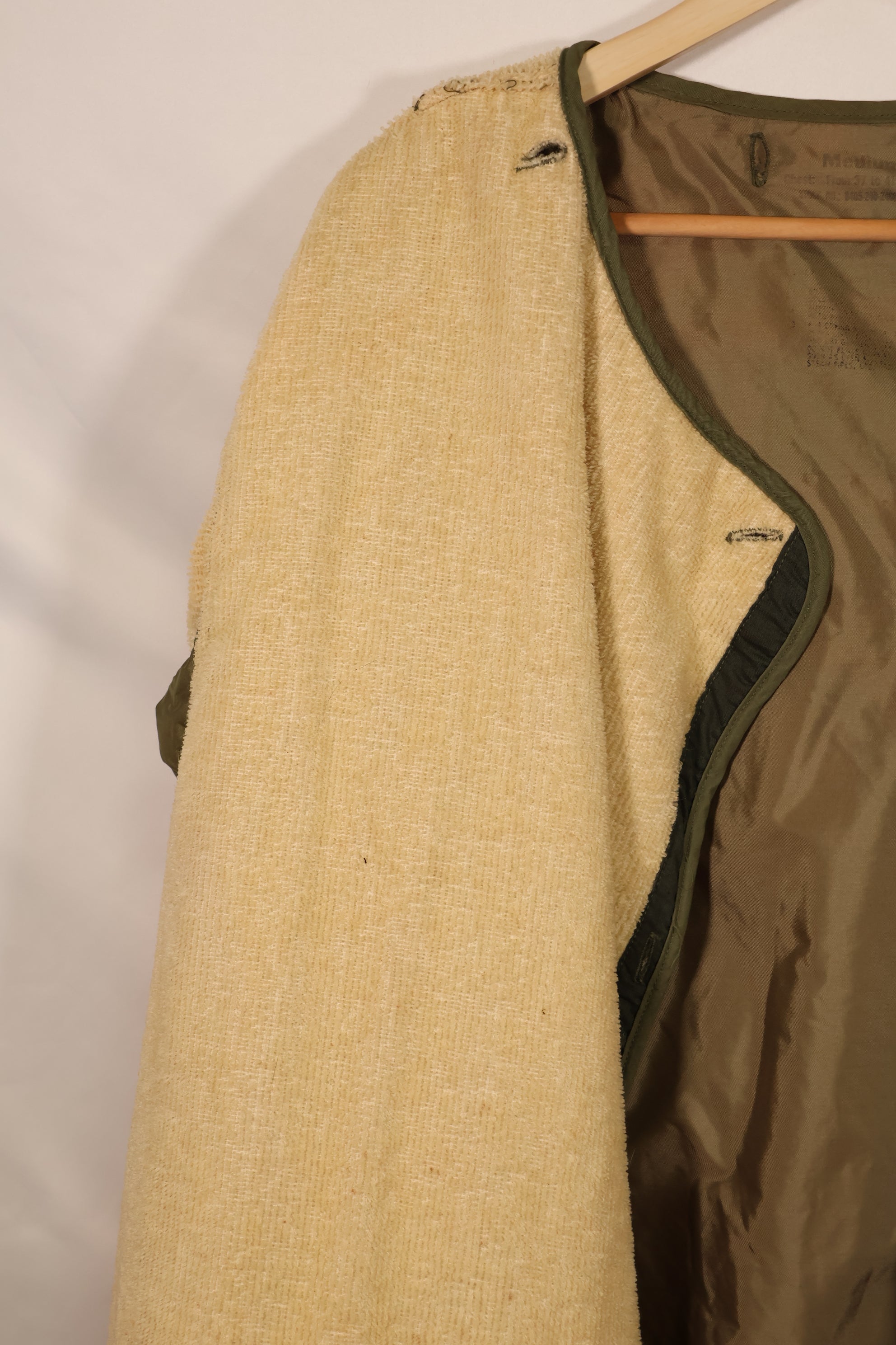 実物 組み合わせ品 M65 フィールドパーカー コヨーテファー パイルライナージャケット 未使用品