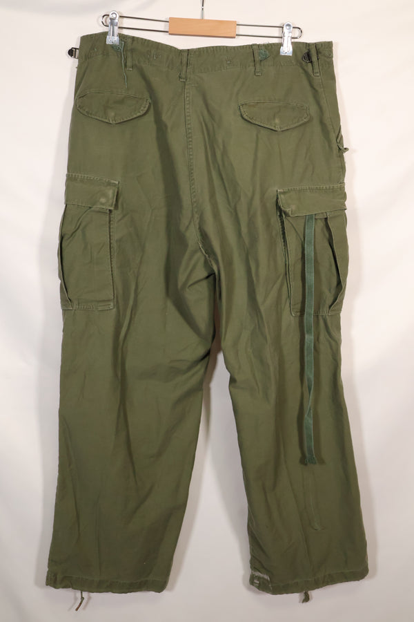 1960年代〜70年代 推定 M-R アメリカ軍 M65 コットン製 フィールドパンツ  中古品
