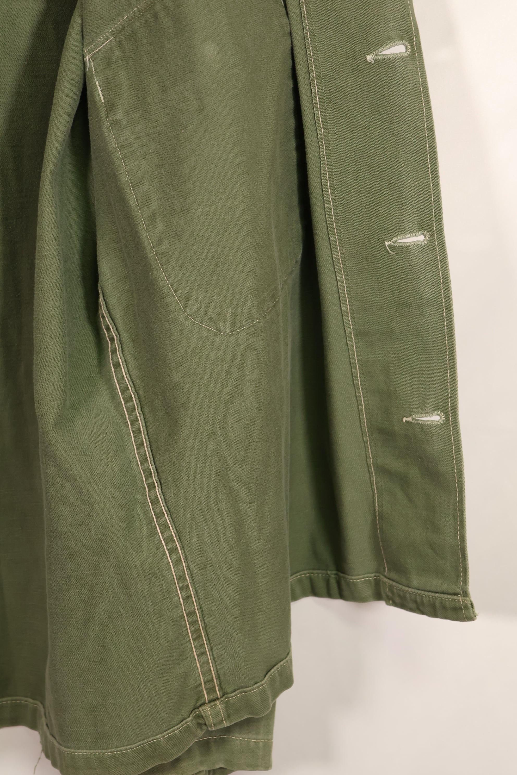 実物 1950年代 アメリカ陸軍 コットン製 ユーティリティシャツ 中古品