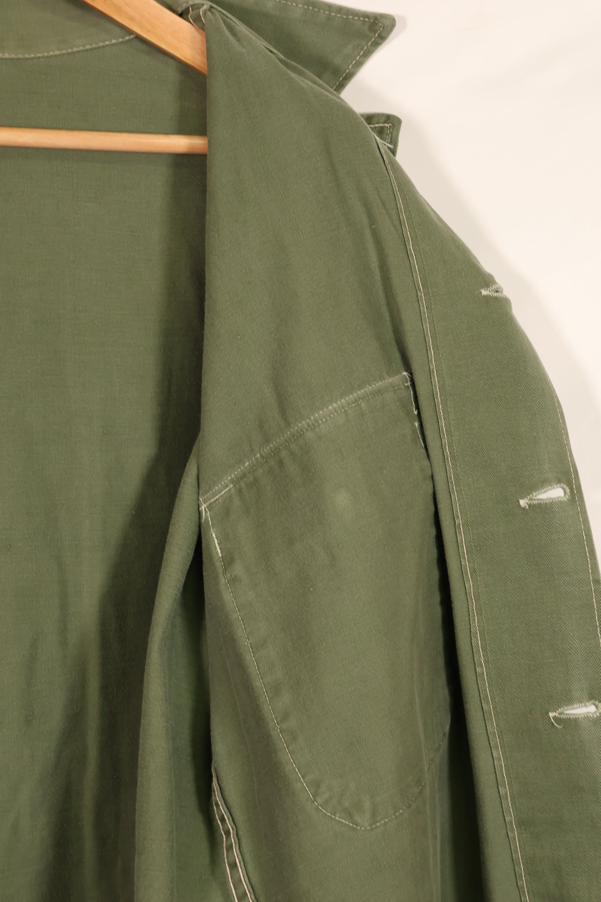 実物 1950年代 アメリカ陸軍 コットン製 ユーティリティシャツ 中古品