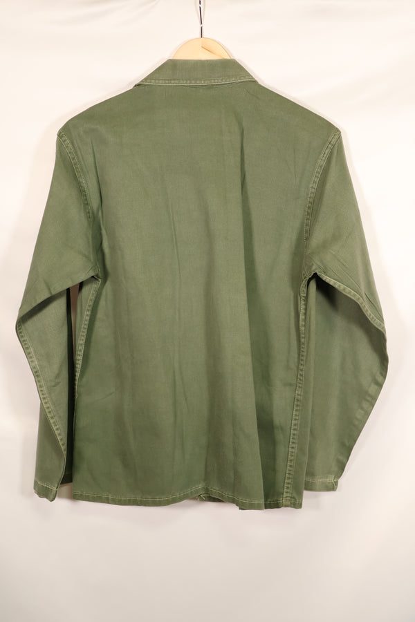 実物 1950年代 アメリカ陸軍 OG-107 ユーティリティシャツ 金属ボタン 中古品 パッチ後付け