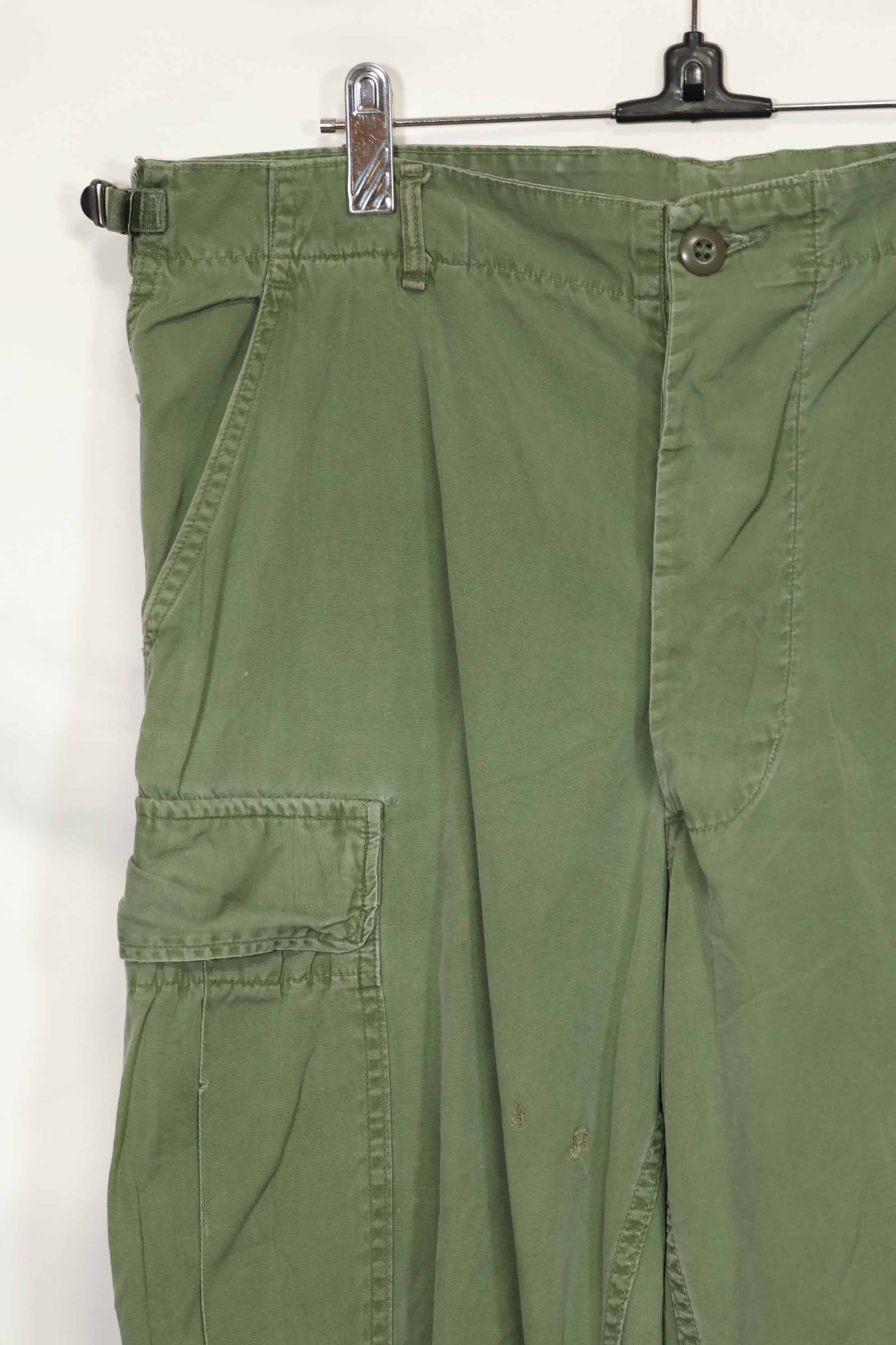 推定1967年契約 3rd Model ノンリップストップ ジャングルファティーグ パンツ M-R 中古品