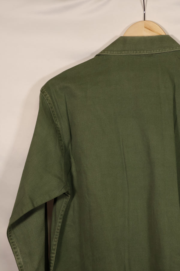 実物 1950年代 アメリカ陸軍 OG-107 ユーティリティシャツ 金属ボタン 中古品 パッチ後付け
