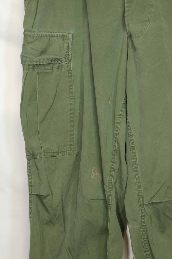 推定1967年契約 3rd Model ノンリップストップ ジャングルファティーグ パンツ M-R 中古品