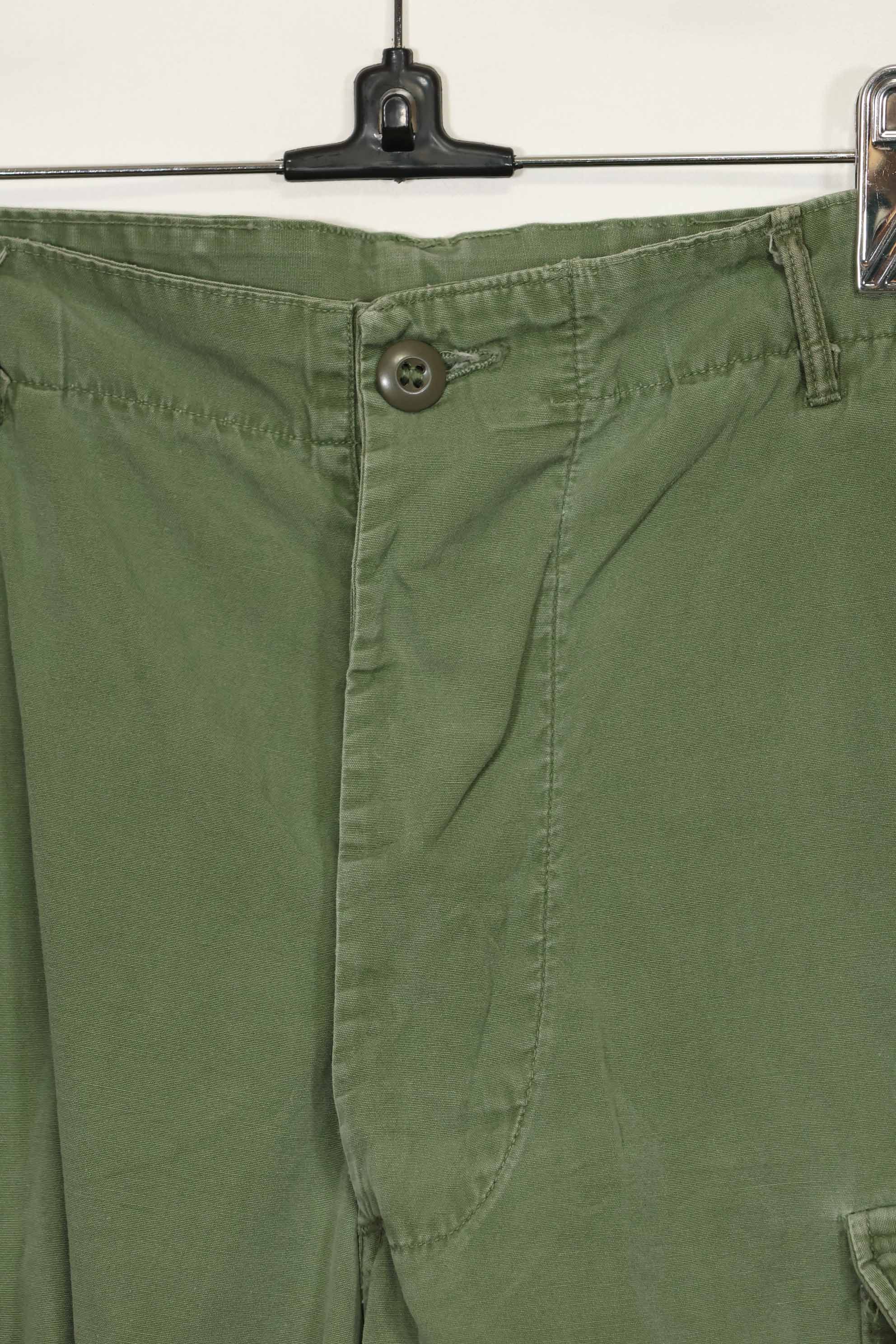 推定1967年契約 3rd Model ノンリップストップ ジャングルファティーグ パンツ M-R 中古品