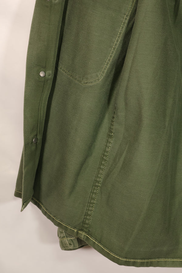 実物 1950年代 アメリカ陸軍 OG-107 ユーティリティシャツ 金属ボタン 中古品 パッチ後付け