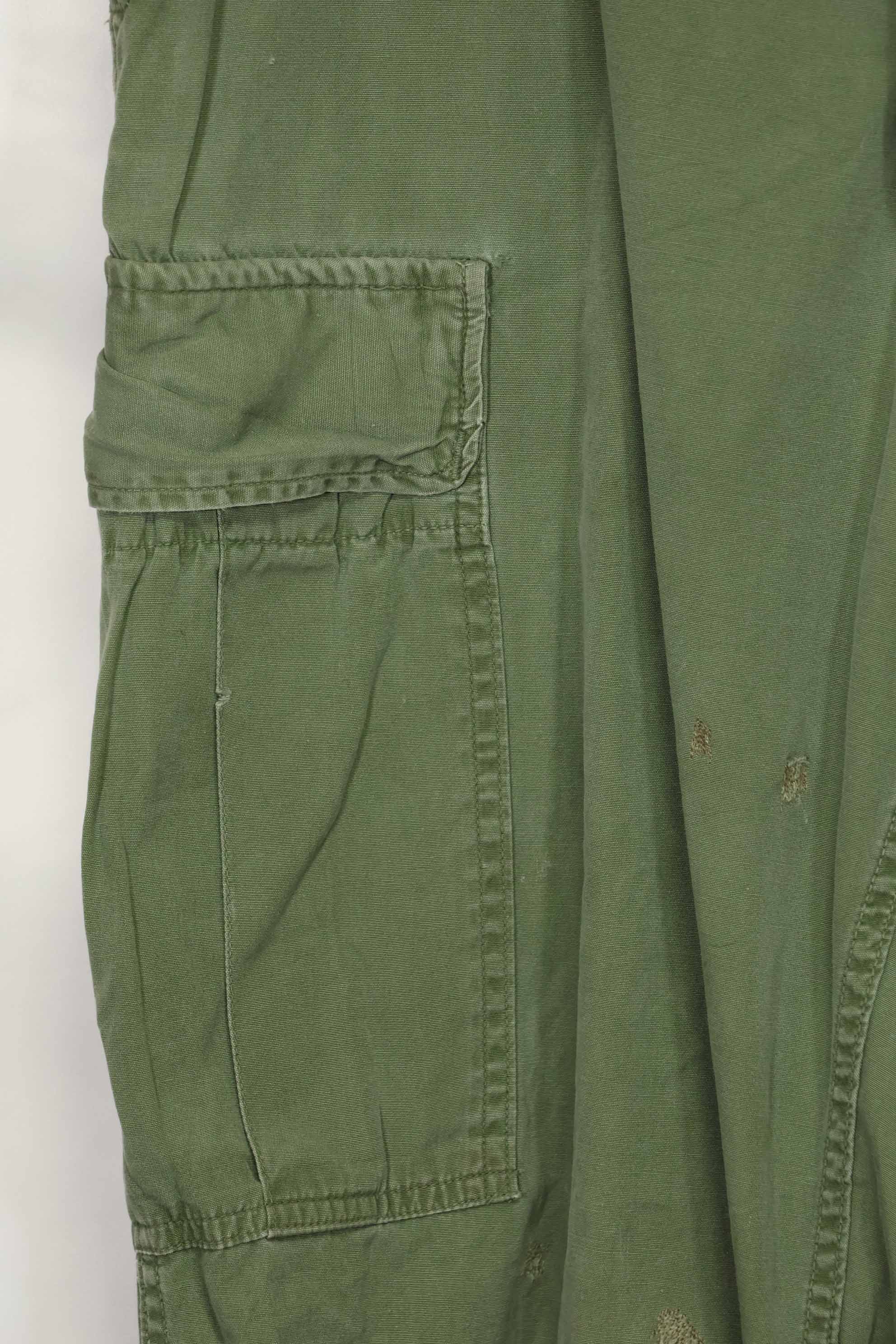 推定1967年契約 3rd Model ノンリップストップ ジャングルファティーグ パンツ M-R 中古品