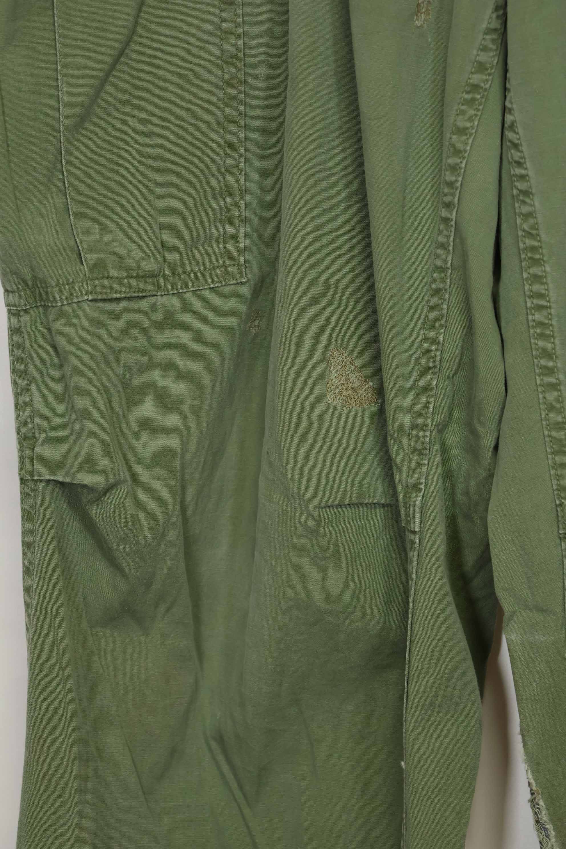 推定1967年契約 3rd Model ノンリップストップ ジャングルファティーグ パンツ M-R 中古品