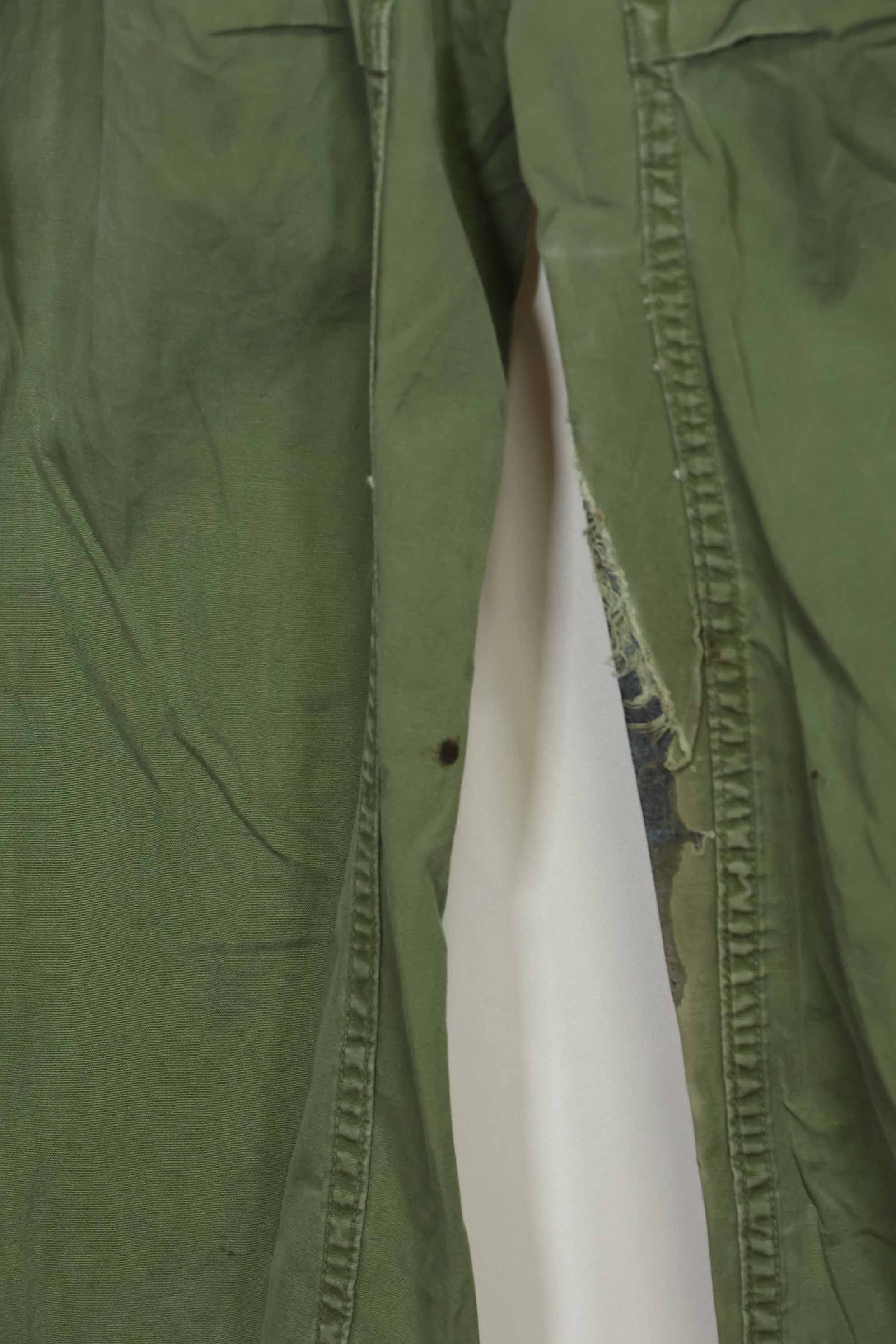 推定1967年契約 3rd Model ノンリップストップ ジャングルファティーグ パンツ M-R 中古品