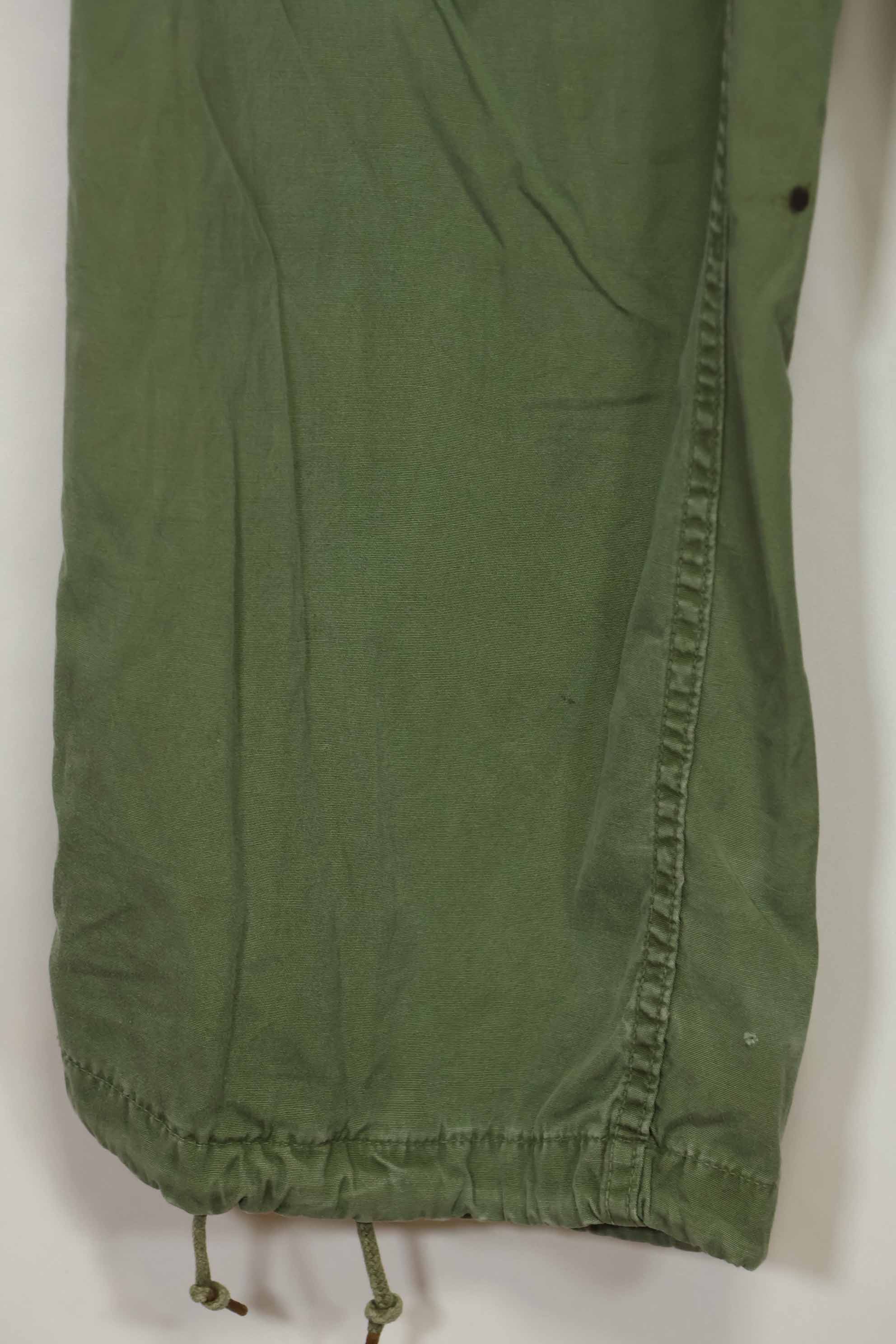 推定1967年契約 3rd Model ノンリップストップ ジャングルファティーグ パンツ M-R 中古品