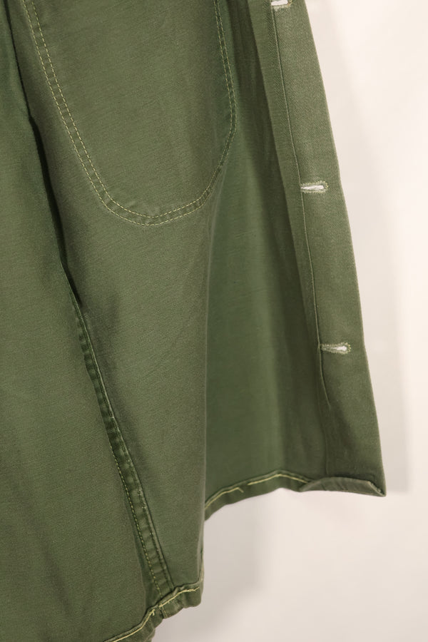 実物 1950年代 アメリカ陸軍 OG-107 ユーティリティシャツ 金属ボタン 中古品 パッチ後付け