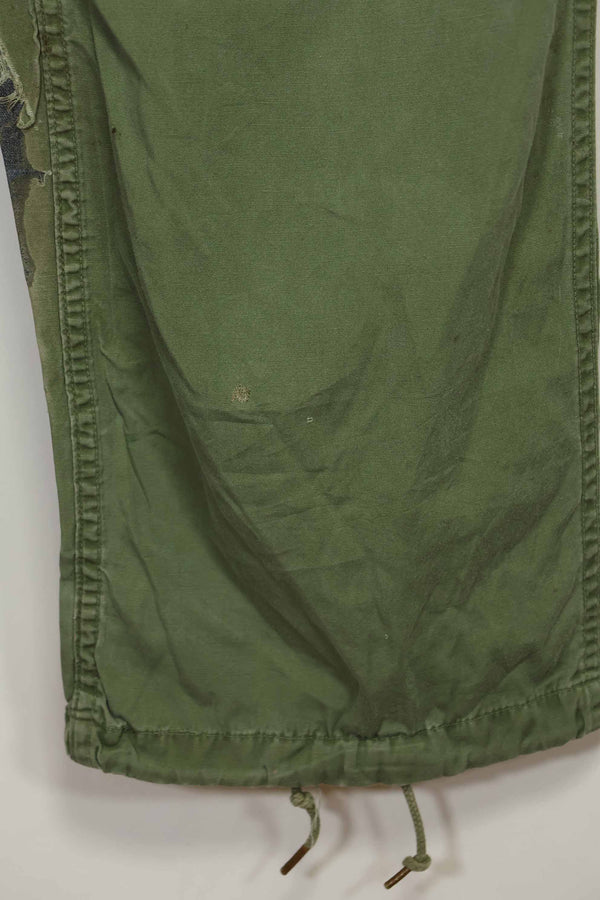 推定1967年契約 3rd Model ノンリップストップ ジャングルファティーグ パンツ M-R 中古品