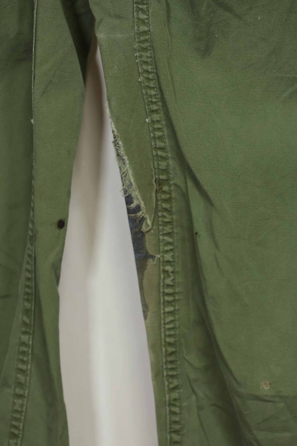推定1967年契約 3rd Model ノンリップストップ ジャングルファティーグ パンツ M-R 中古品