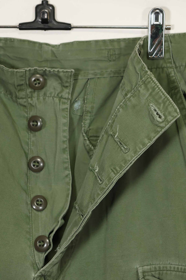 推定1967年契約 3rd Model ノンリップストップ ジャングルファティーグ パンツ M-R 中古品
