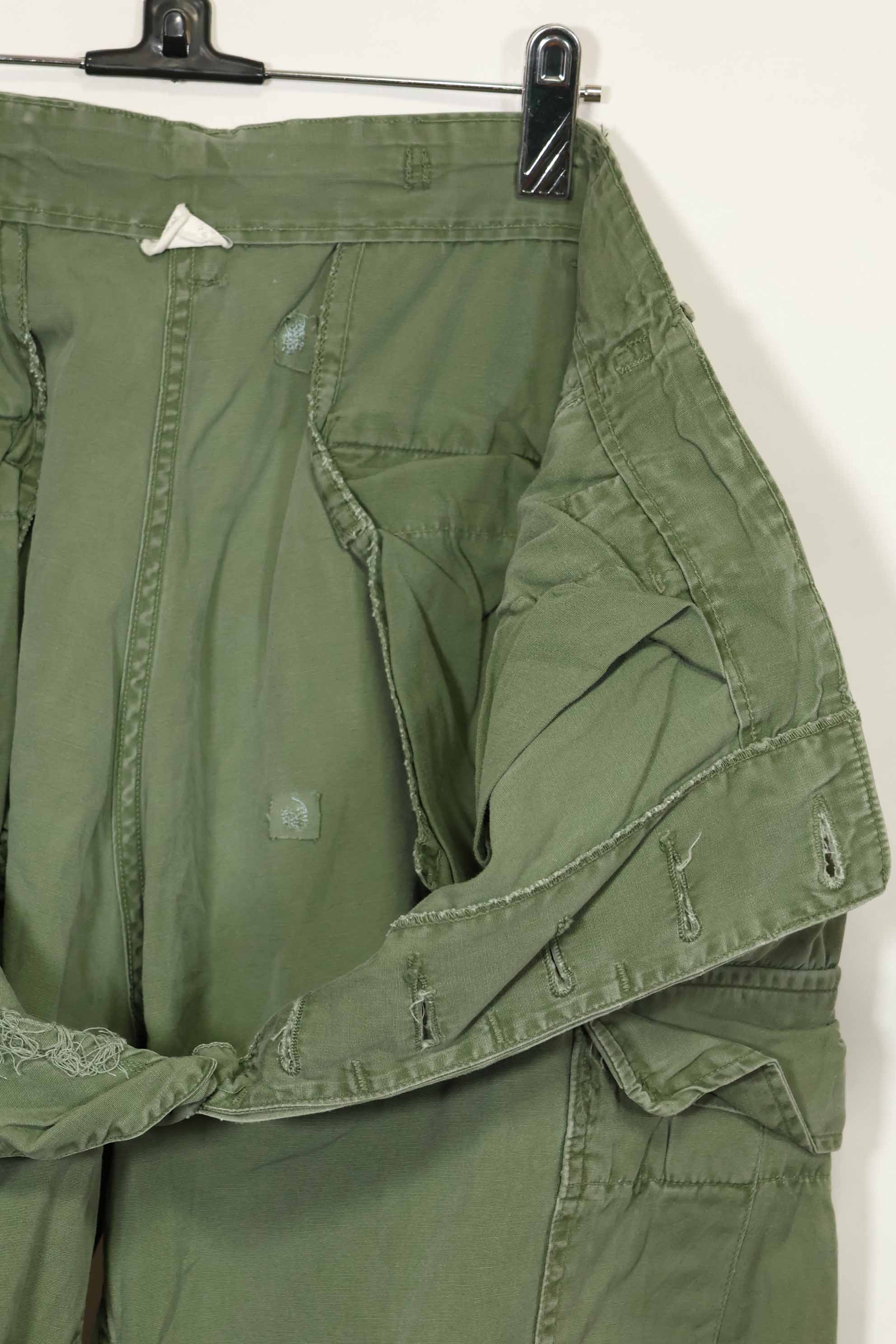 推定1967年契約 3rd Model ノンリップストップ ジャングルファティーグ パンツ M-R 中古品