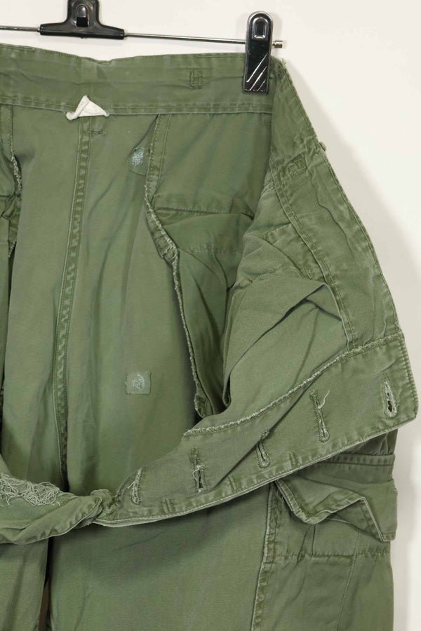 推定1967年契約 3rd Model ノンリップストップ ジャングルファティーグ パンツ M-R 中古品
