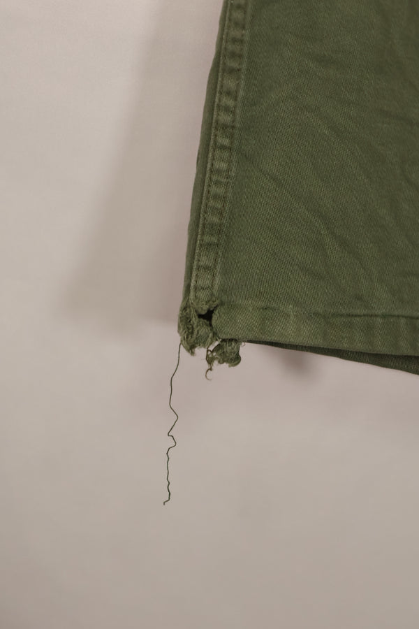 実物 1960年代ロット OG-107 USAF ユーティリティシャツ 直接刺繍あり