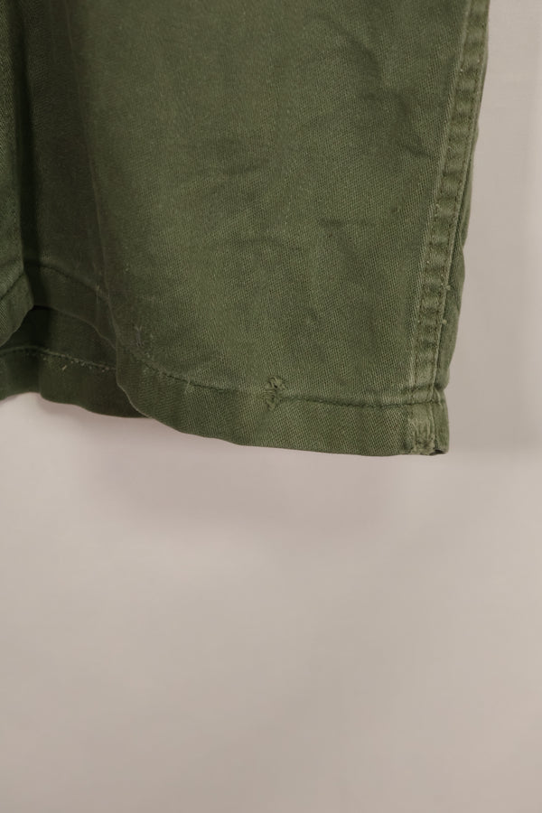 実物 1960年代ロット OG-107 USAF ユーティリティシャツ 直接刺繍あり