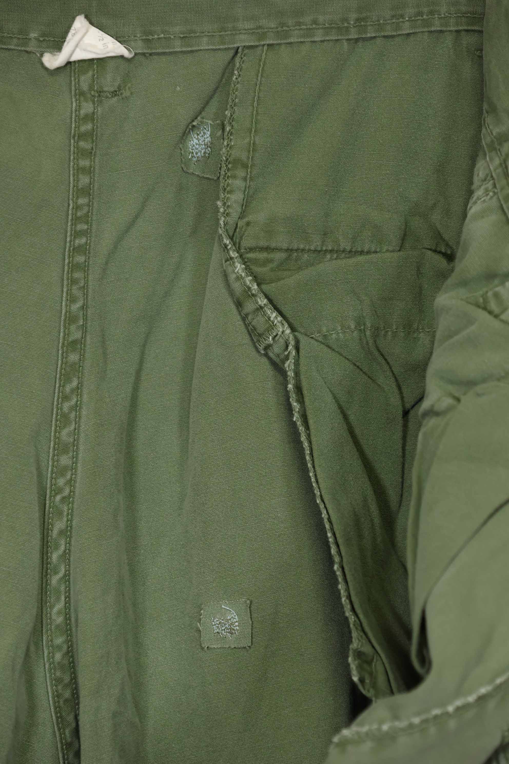 推定1967年契約 3rd Model ノンリップストップ ジャングルファティーグ パンツ M-R 中古品