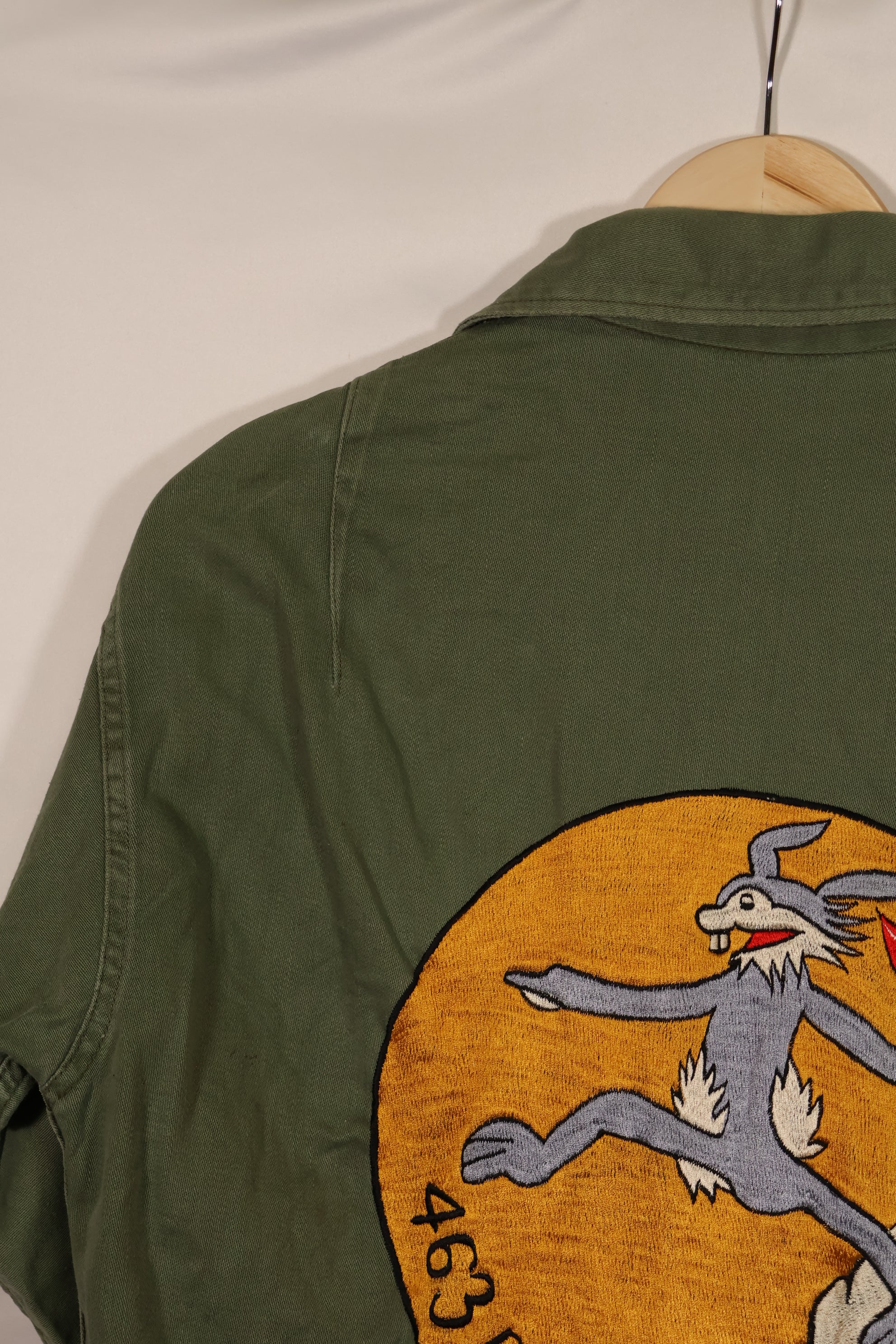 実物 1960年代ロット OG-107 USAF ユーティリティシャツ 直接刺繍あり