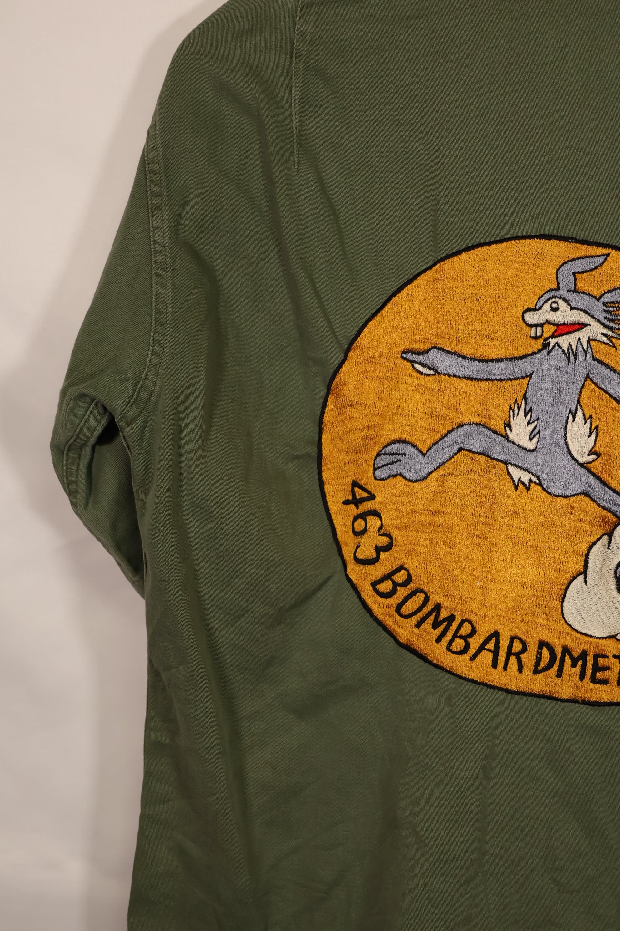 実物 1960年代ロット OG-107 USAF ユーティリティシャツ 直接刺繍あり