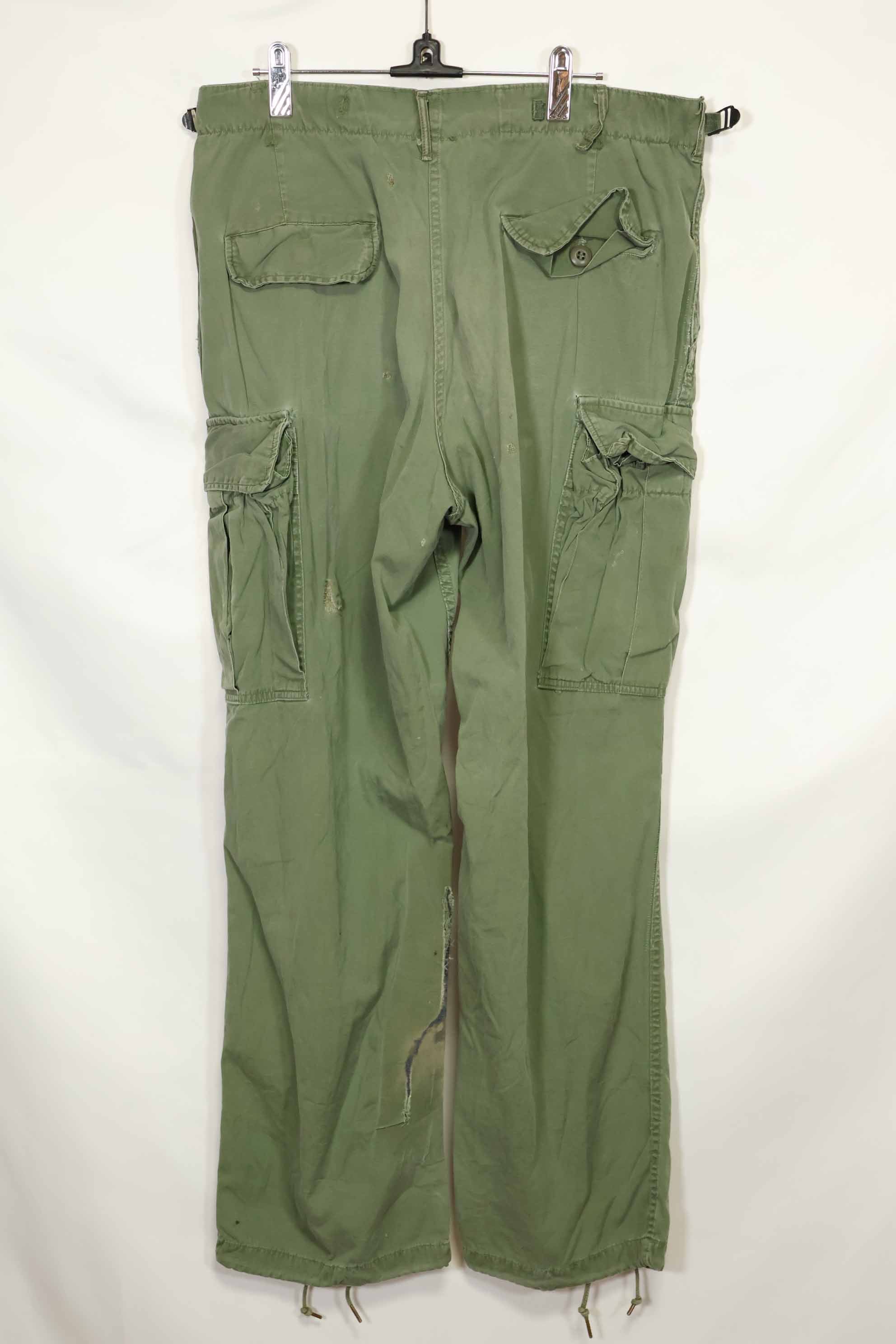 推定1967年契約 3rd Model ノンリップストップ ジャングルファティーグ パンツ M-R 中古品