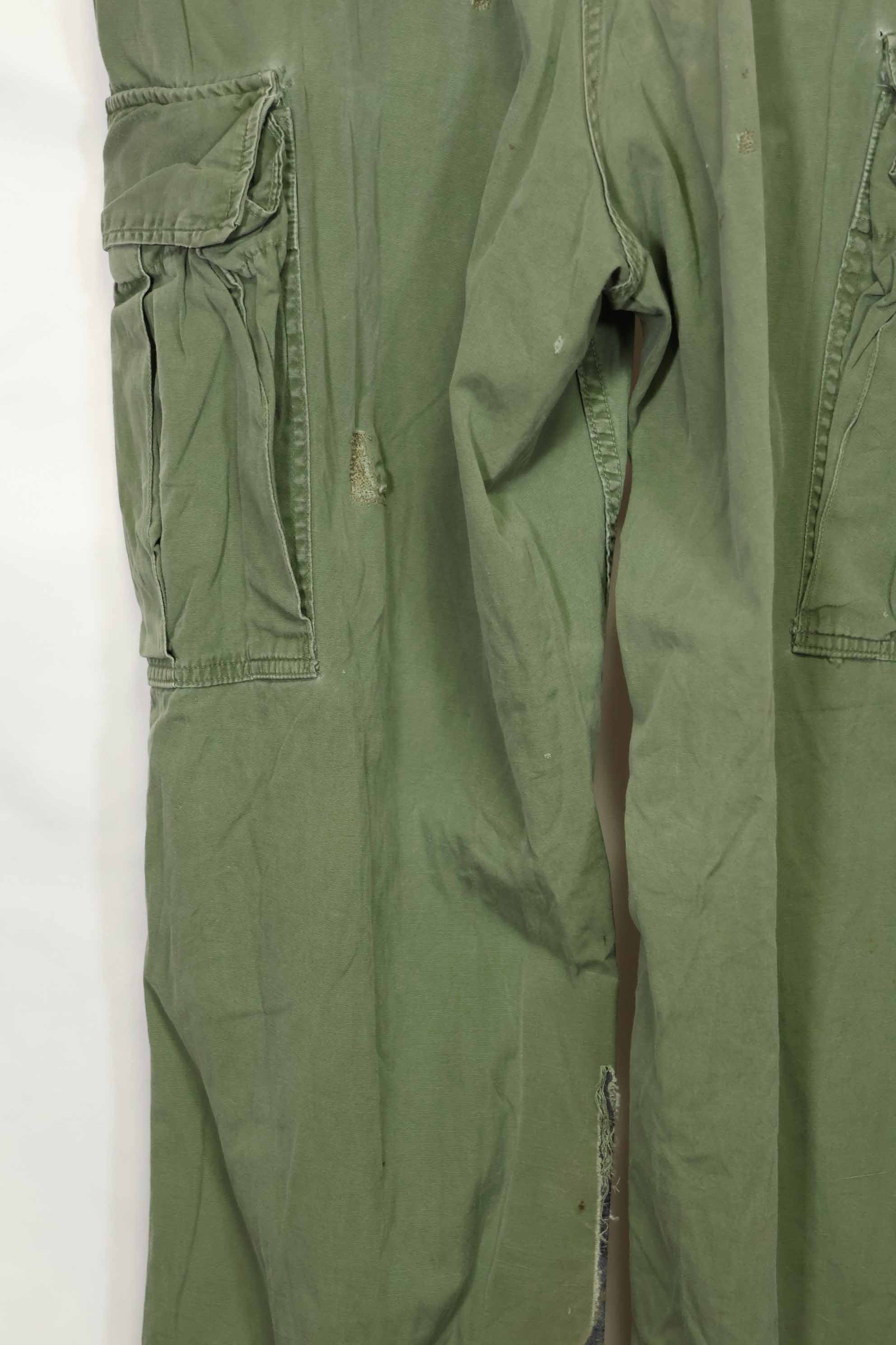 推定1967年契約 3rd Model ノンリップストップ ジャングルファティーグ パンツ M-R 中古品